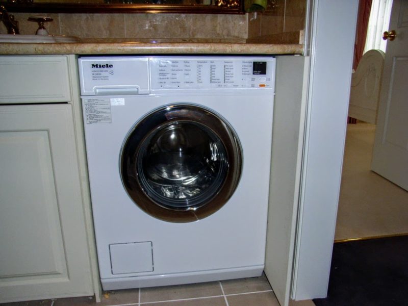 ミーレのビルトイン洗濯乾燥機